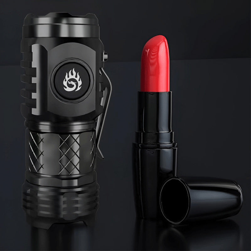 Compact LED Torch - LumenTorch-Black-Nora Luxe
