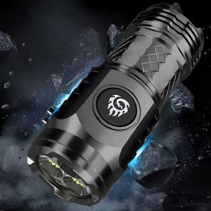 Compact LED Torch - LumenTorch-Black-Nora Luxe