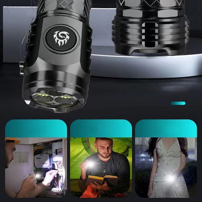Compact LED Torch - LumenTorch-Black-Nora Luxe