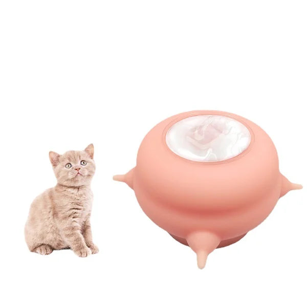 Compact Milk Bowl for Kittens - KittySip-Pink-Nora Luxe