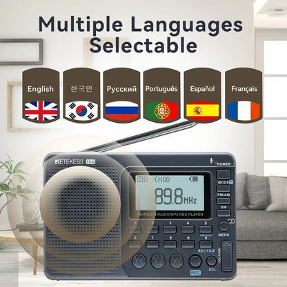 Compact Portable Radio - EchoWave-Nora Luxe