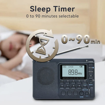 Compact Portable Radio - EchoWave-Nora Luxe