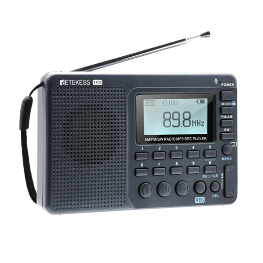 Small Rechargeable MP3 Radio - Pexav