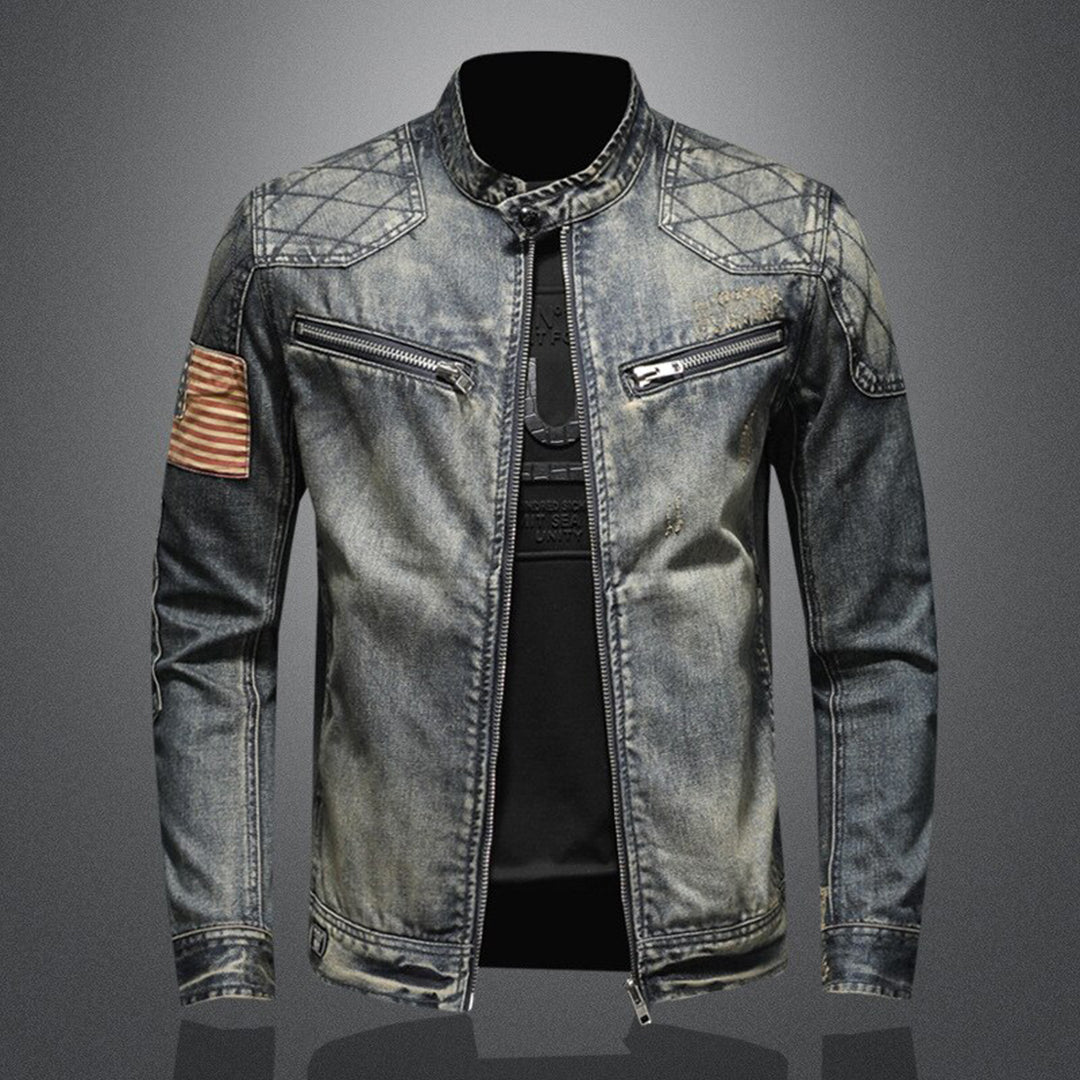 Stylish Blue Jean Jacket for Men - Pexav