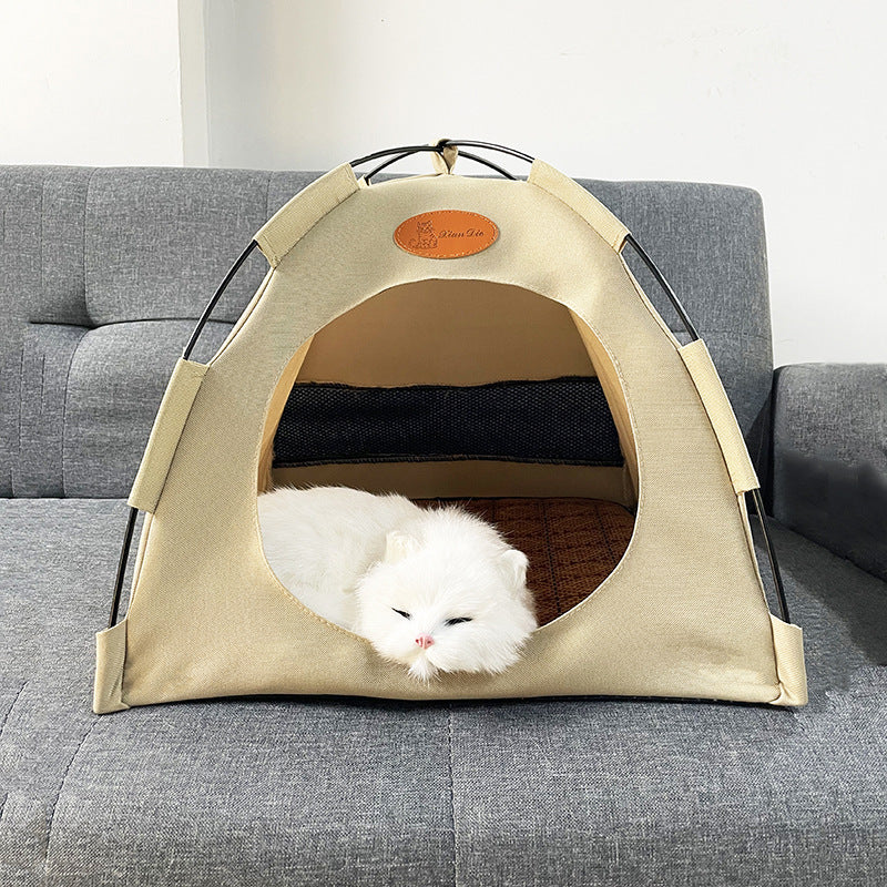 Cooling Cat Tent - CoolCat Retreat-Beige-Nora Luxe