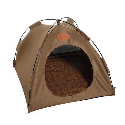 Cooling Cat Tent - CoolCat Retreat-Brown-Nora Luxe