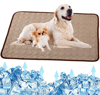 Cooling Dog Mat - CoolPet Mat-Coffee-XS 15.75x11.81 inches-Nora Luxe