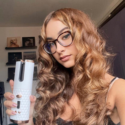 Wireless Automatic Curling Wand - Pexav