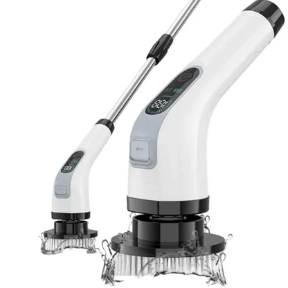 Wireless Rechargeable Spin Mop Brush with 7 Tools - Water Resistant - Pexav