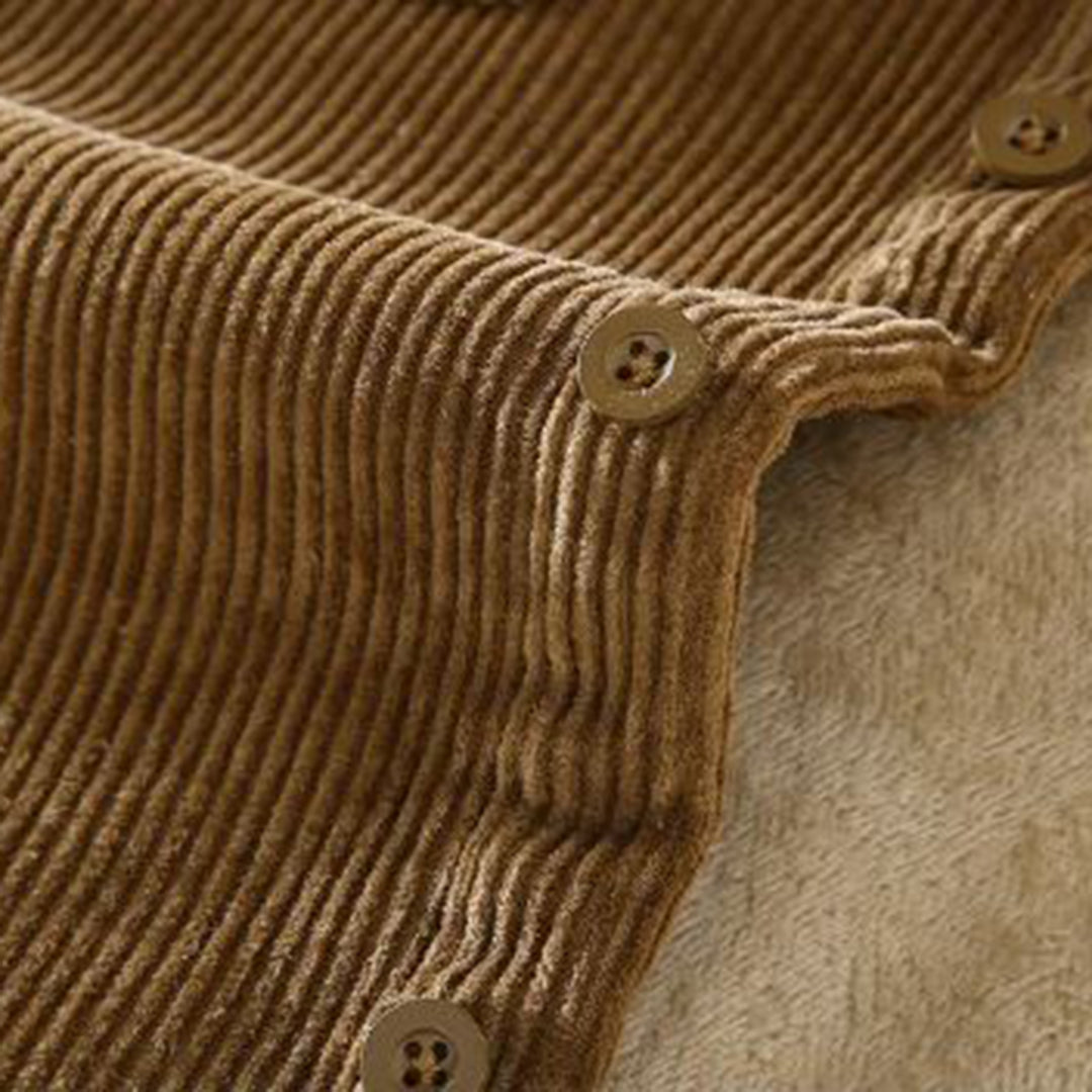 Corduroy Jacket for Men - Victor-Khaki-M-Nora Luxe