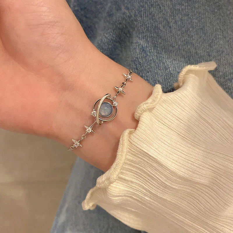 Delicate Beaded Charm Women's Bracelet - Pexav
