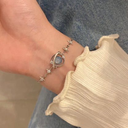 Delicate Beaded Charm Women's Bracelet - Pexav