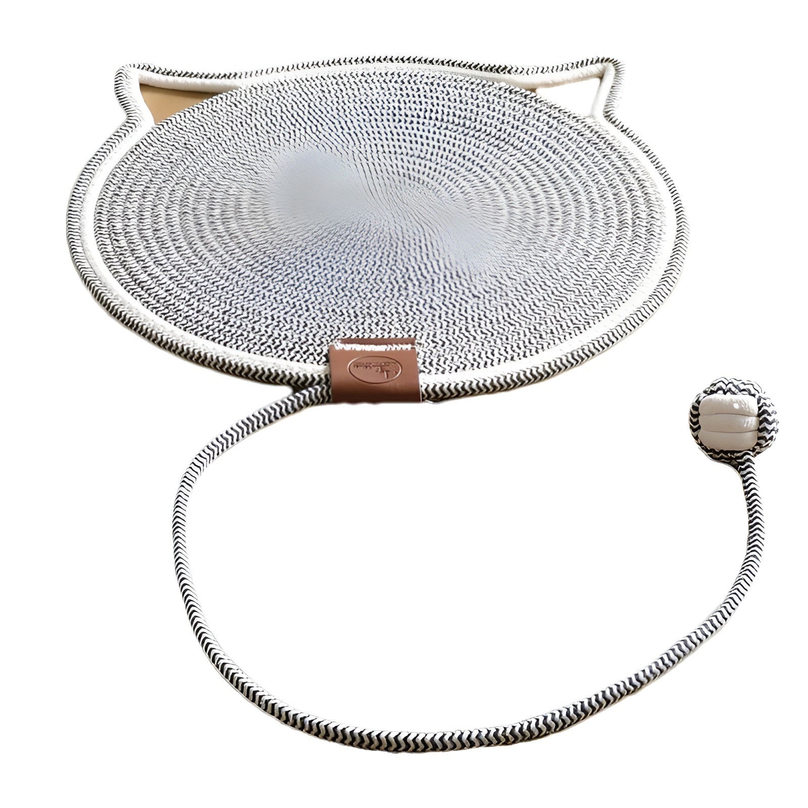 Cotton Cat Scratching Mat of Rope - ClawGuard-Gray-Nora Luxe