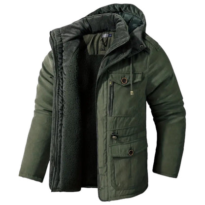 Cotton Jacket for Active Men - Apex Shift-Black-S-Nora Luxe