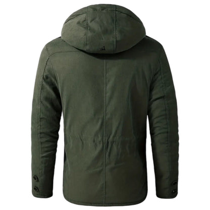 Cotton Jacket for Active Men - Apex Shift-Black-S-Nora Luxe