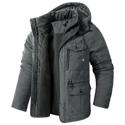 Cotton Jacket for Active Men - Apex Shift-Black-S-Nora Luxe