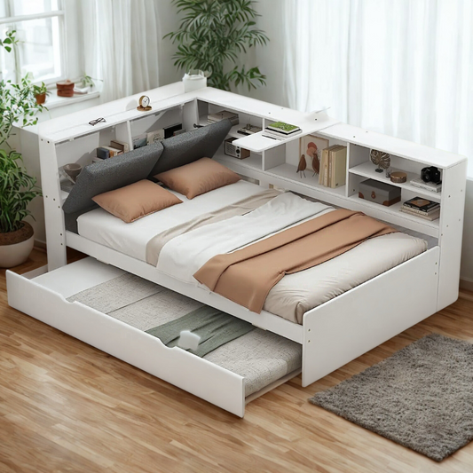 Space Saving Secret Storage Bed Frame - Pexav