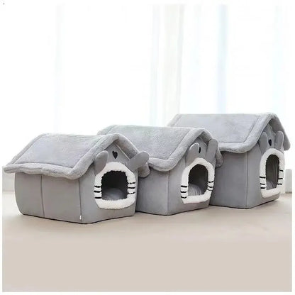 Cozy Indoor Dog House - SnugglyNest-Gray-S-Nora Luxe
