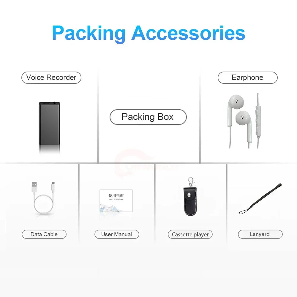 Small Handsfree Digital Recorder