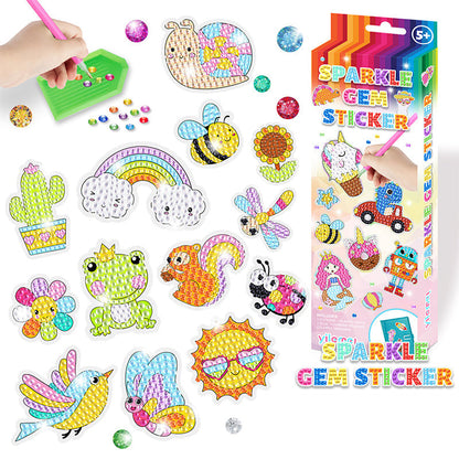 Creative Diamond Sticker Set - ShinyGem-Animals-Nora Luxe