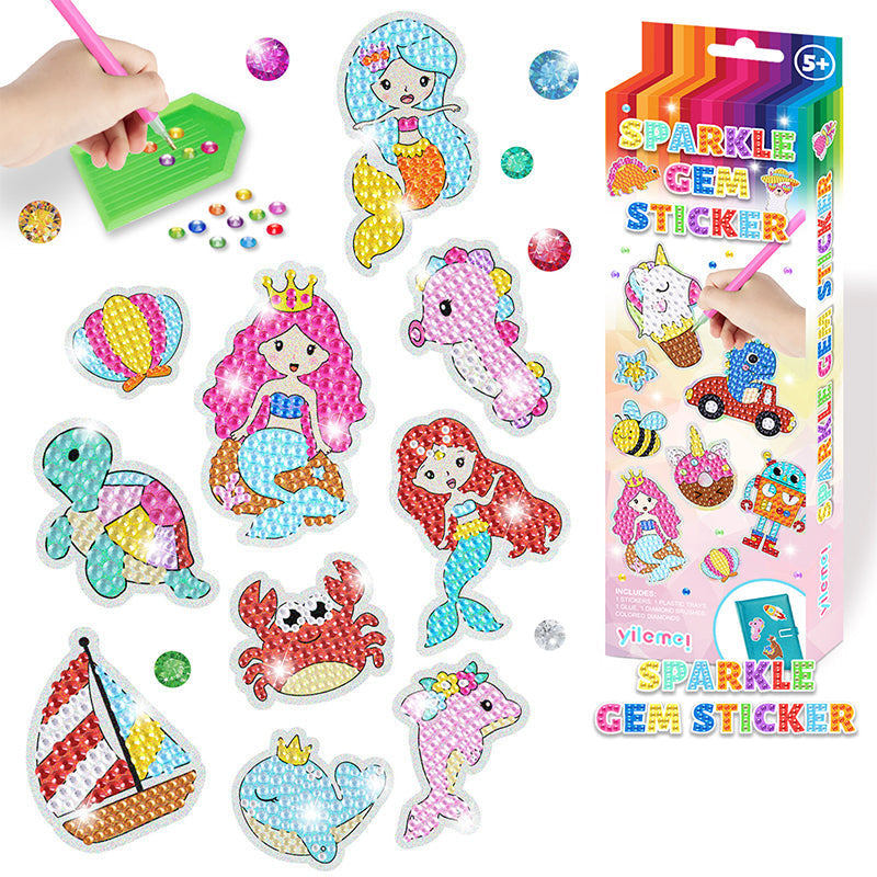 Creative Diamond Sticker Set - ShinyGem-Sea-Nora Luxe