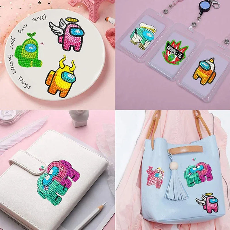 Creative Diamond Sticker Set - ShinyGem-Unicorn-Nora Luxe