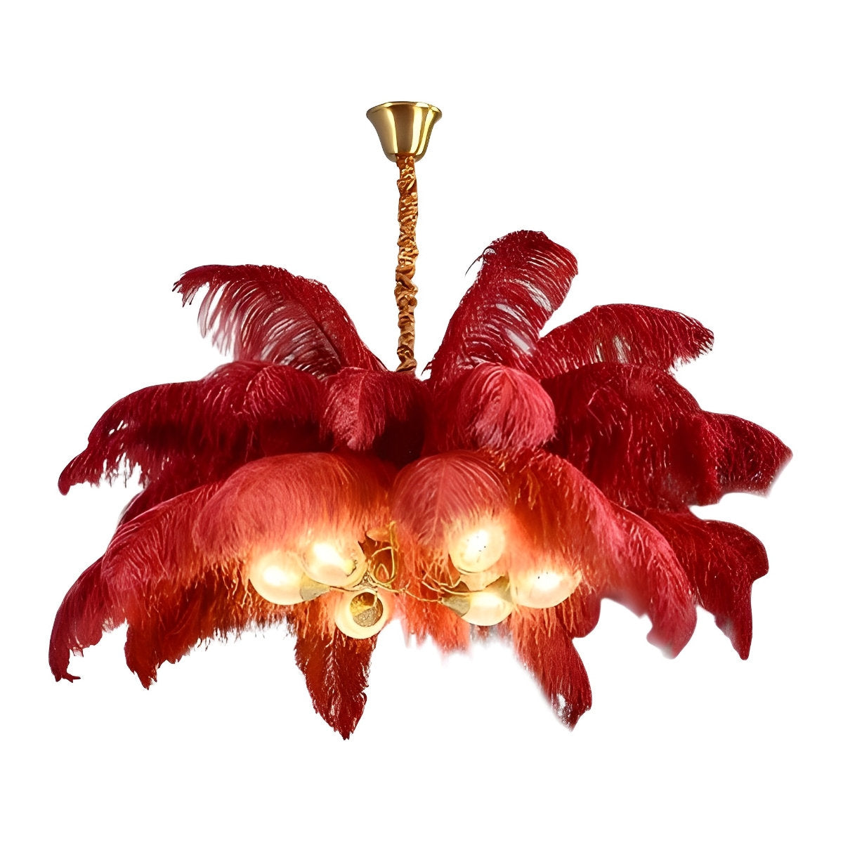 Unique Bronze Crystal Ceiling Light Fixture
