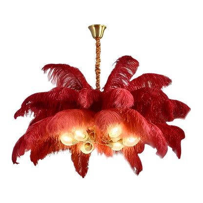 Unique Bronze Crystal Ceiling Light Fixture