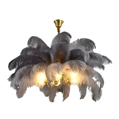 Unique Bronze Crystal Ceiling Light Fixture