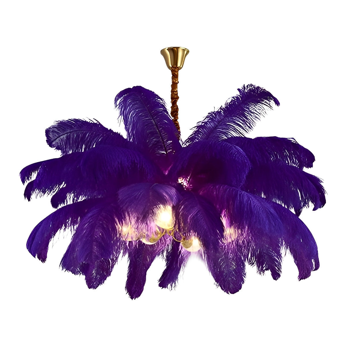 Unique Bronze Crystal Ceiling Light Fixture