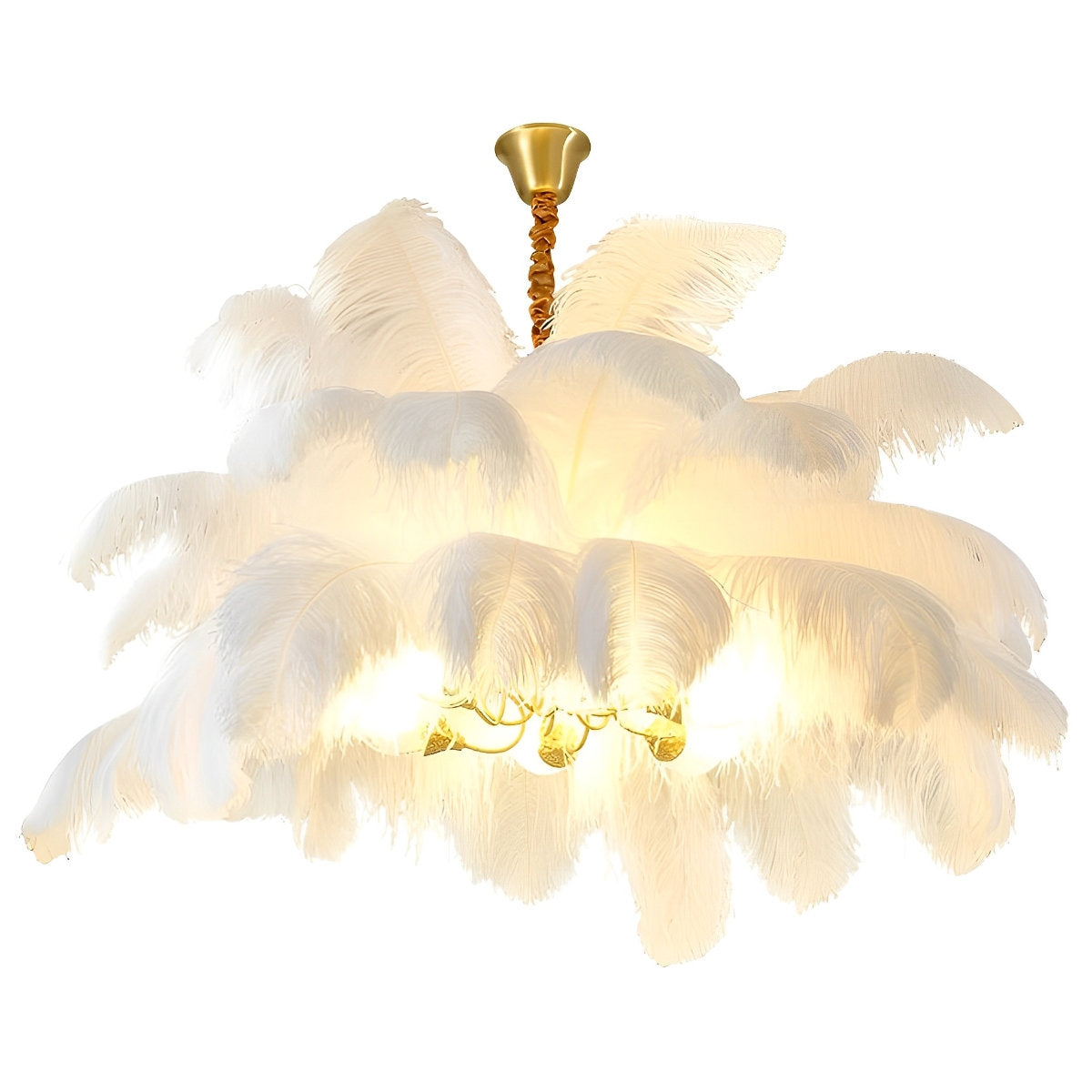 Unique Bronze Crystal Ceiling Light Fixture