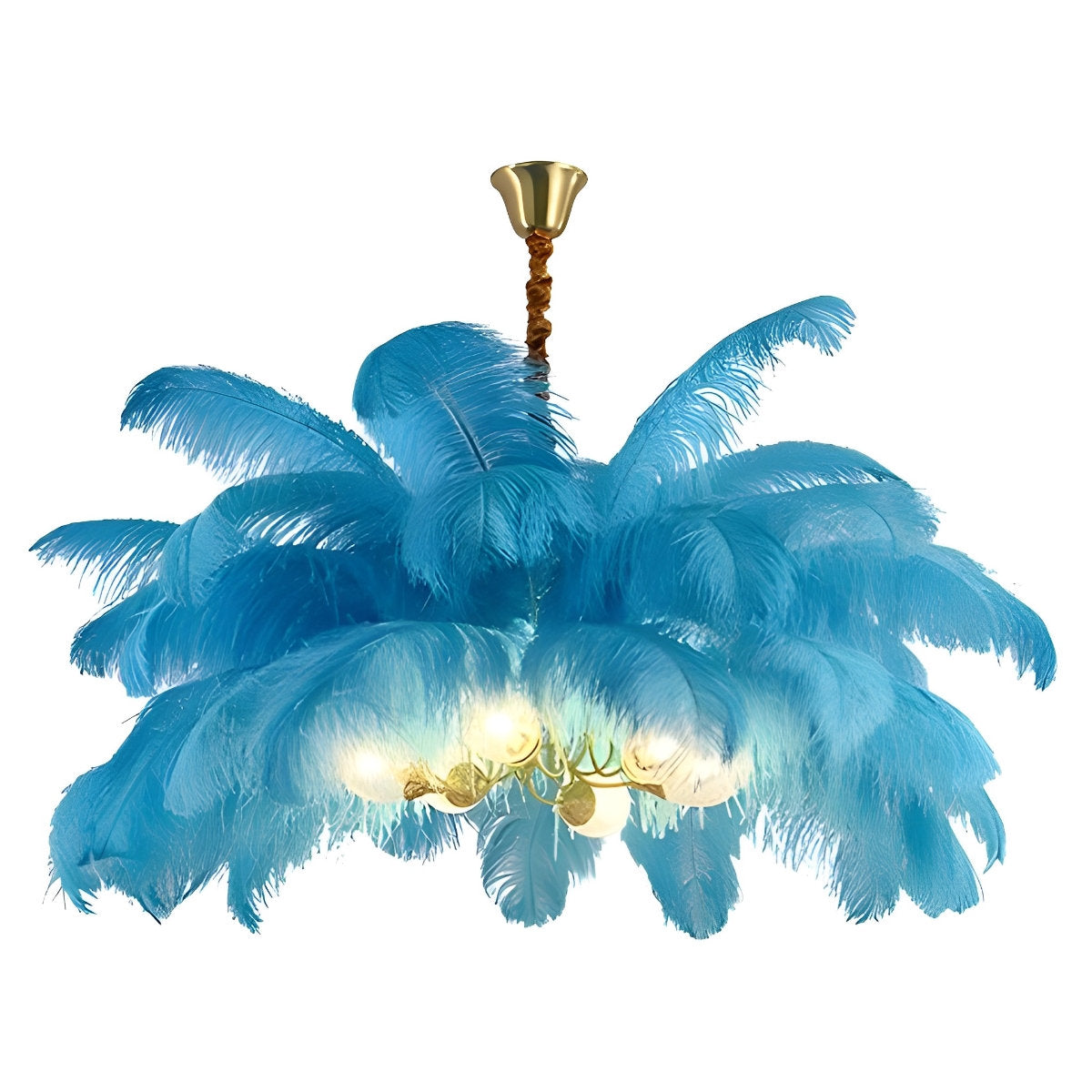 Unique Bronze Crystal Ceiling Light Fixture