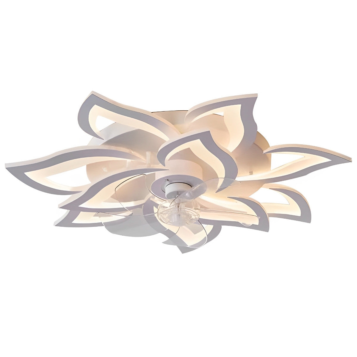 Stylish Floral 3 Step Dimmable LED Ceiling Light Fixture
