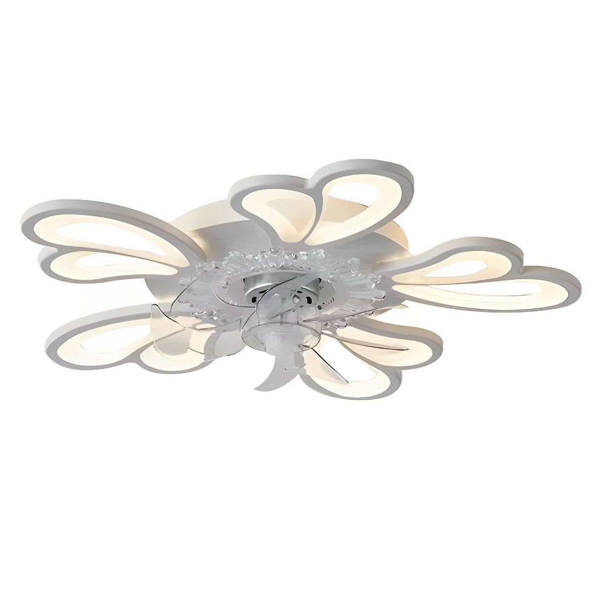 Stylish Floral 3 Step Dimmable LED Ceiling Light Fixture