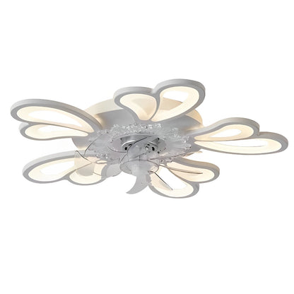 Stylish Floral 3 Step Dimmable LED Ceiling Light Fixture