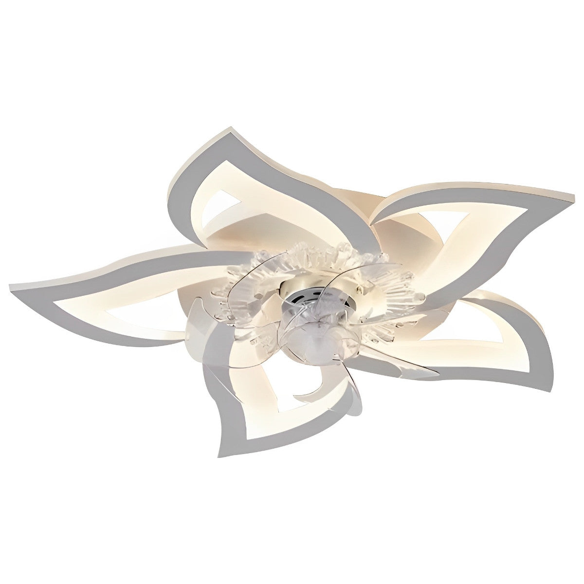Stylish Floral 3 Step Dimmable LED Ceiling Light Fixture