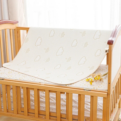 Crib Mattress Protector - DreamGuard-Cloud-19.7 × 27.6 inches-2-Pack-Nora Luxe
