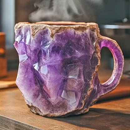 Crystal Coffee Mug - CrystalBrew-Purple-Nora Luxe