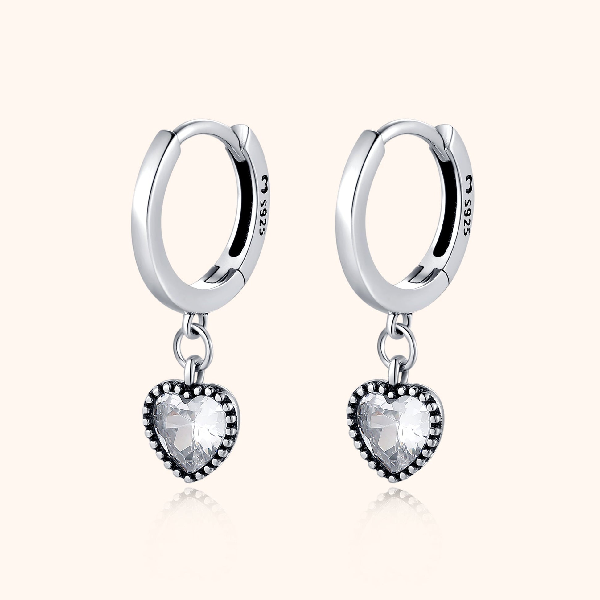 Sparkling Love Drop Earrings - Pexav