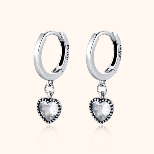 Sparkling Love Drop Earrings - Pexav