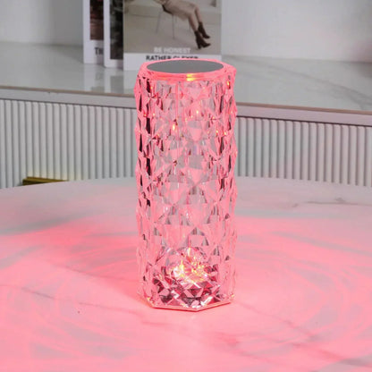 Crystal Table Lamp with Touch Control - Aurora-Nora Luxe
