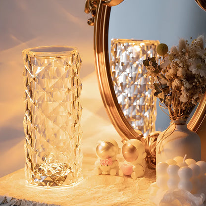 Crystal Table Lamp with Touch Control - Aurora-Nora Luxe