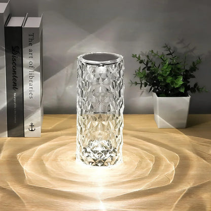 Crystal Table Lamp with Touch Control - Aurora-Nora Luxe