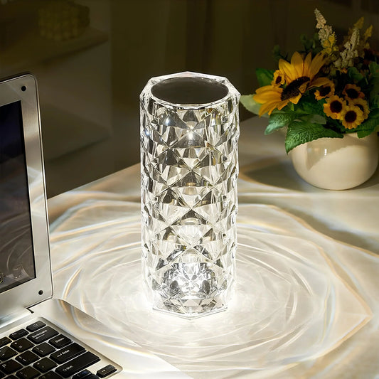 Stylish Glass Desk Lamp with Sensor Switch - Pexav