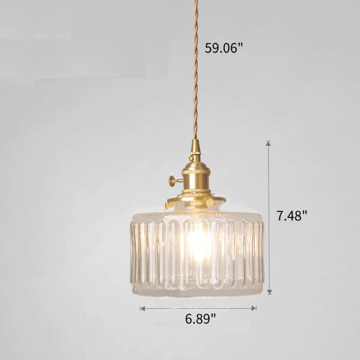 Crystal Vintage Pendant Lamp - Harrison-Green-Some Headings-Nora Luxe