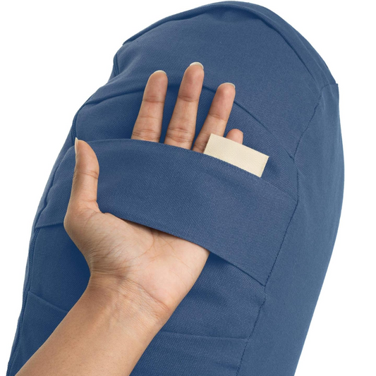 Soft Round Natural Meditation Pillow with Removable Cover - Pexav
