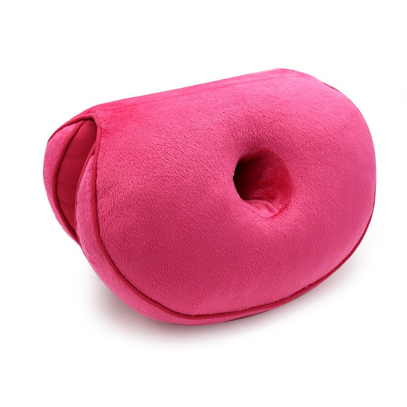 Cushion for Lower Back Pain - ComfortLift-Red-Nora Luxe