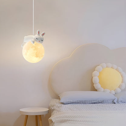 Cute Animals Pendant Light - LunarBuddy-Rabbit-Nora Luxe