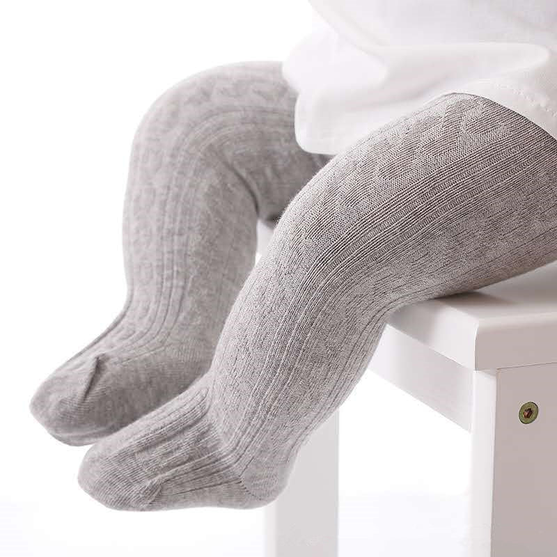 Soft Girls Knee High Knitted Socks - Pexav