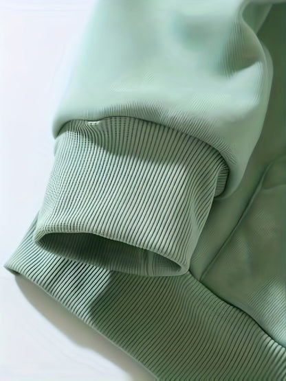 Cute Ladies Hoodie with Kangaroo Pocket - Amira-Green-XS-Nora Luxe